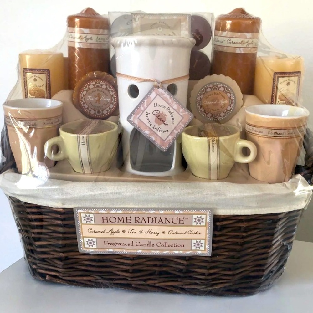 Home Radiance Fragrance Candle Basket